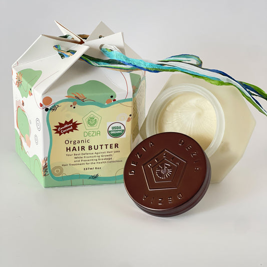 CARIBBEAN COCONUT SCENT ORGANIC HAIR BUTTER 8OZ